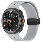 Fold Magnetic Buckle Silicone Watch Band, For Samsung Galaxy Watch8 / Watch8 Classic - DealBuddy