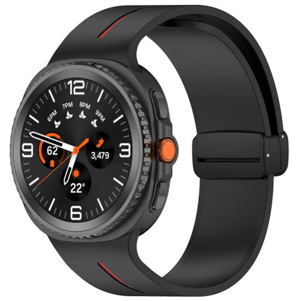Fold Magnetic Buckle Silicone Watch Band, For Samsung Galaxy Watch8 / Watch8 Classic - DealBuddy