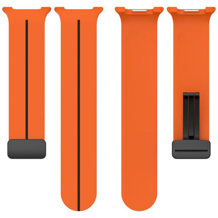 Fold Magnetic Buckle Silicone Watch Band, For Samsung Galaxy Watch8 / Watch8 Classic - DealBuddy