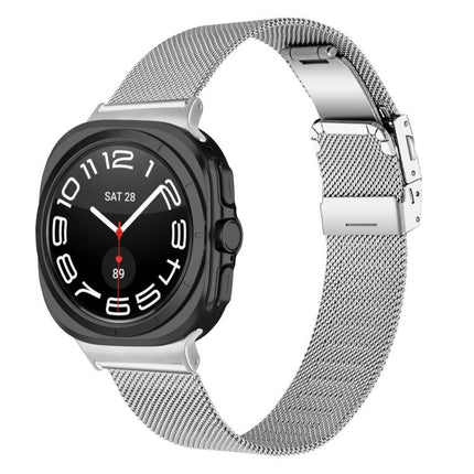 Turtle Buckle Milanese Metal Watch Band