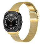 Turtle Buckle Milanese Metal Watch Band