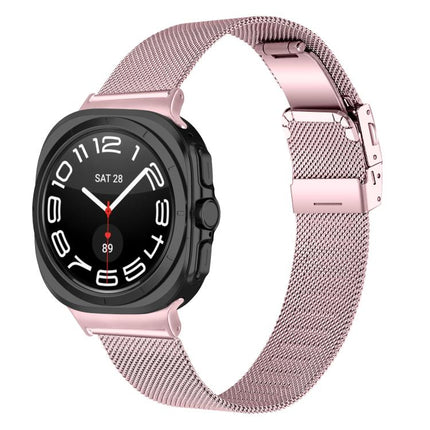 Turtle Buckle Milanese Metal Watch Band