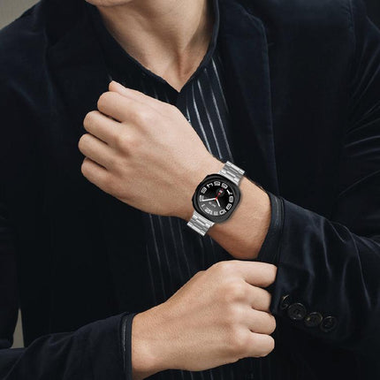 Three Beads Stainless Steel Watch Band