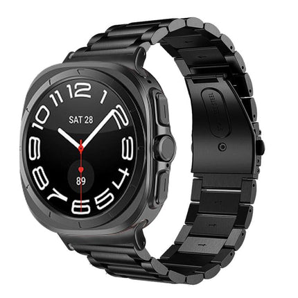 Three Beads Stainless Steel Watch Band