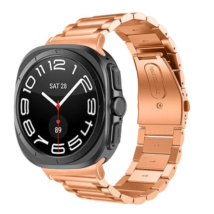 Three Beads Stainless Steel Watch Band
