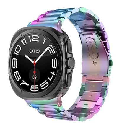 Three Beads Stainless Steel Watch Band