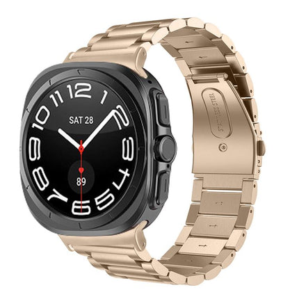Three Beads Stainless Steel Watch Band