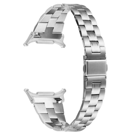Three Beads Slim Stainless Steel Watch Band