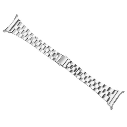 Three Beads Slim Stainless Steel Watch Band