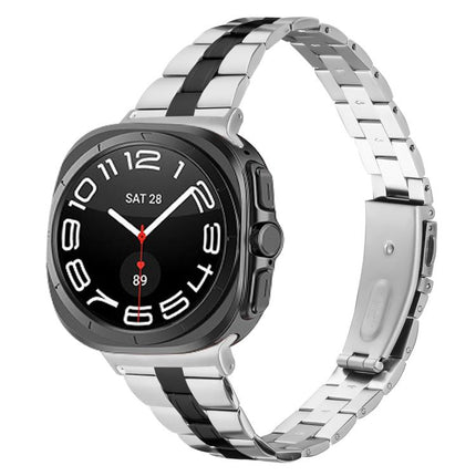 Three Beads Slim Stainless Steel Watch Band