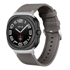 Dual Sides Lychee Genuine Leather Watch Band, For Samsung Galaxy Watch Ultra 47mm / Ultra 2025 - DealBuddy