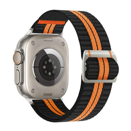 Watchman Mechanical Buckle Nylon Watch Band, For Apple Watch 46mm / 49mm / 45mm / 44mm, For Apple Watch 42mm / 41mm / 40mm / 38mm - DealBuddy