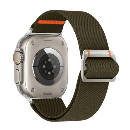 Watchman Mechanical Buckle Nylon Watch Band, For Apple Watch 46mm / 49mm / 45mm / 44mm, For Apple Watch 42mm / 41mm / 40mm / 38mm - DealBuddy