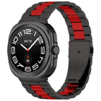 For Samsung Galaxy Watch Ultra 47mm / Ultra 2025 / Black Red
