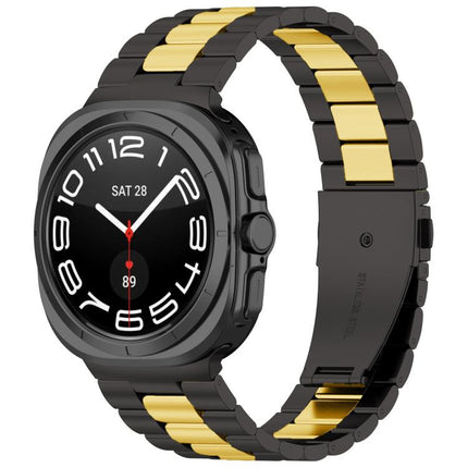 Three Beads Stainless Steel Watch Band with Removal Tool
