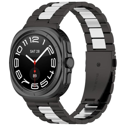 Three Beads Stainless Steel Watch Band with Removal Tool, For Samsung Galaxy Watch Ultra 47mm / Ultra 2025, For Samsung Galaxy Watch8 / Watch8 Classic - DealBuddy