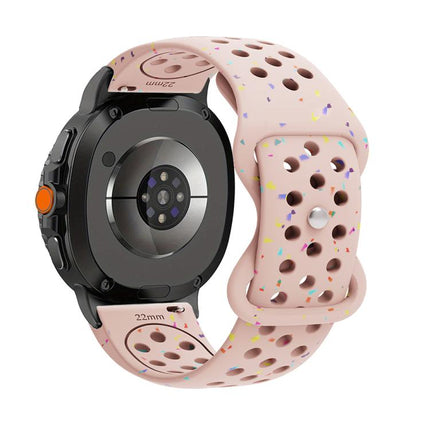 Eco-Friendly Granular Colorful Dots Silicone Watch Band