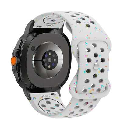 Eco-Friendly Granular Colorful Dots Silicone Watch Band, For Samsung Galaxy Watch8 / Watch8 Classic - DealBuddy