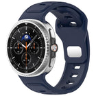 Reverse Buckle Single Color Silicone Watch Band