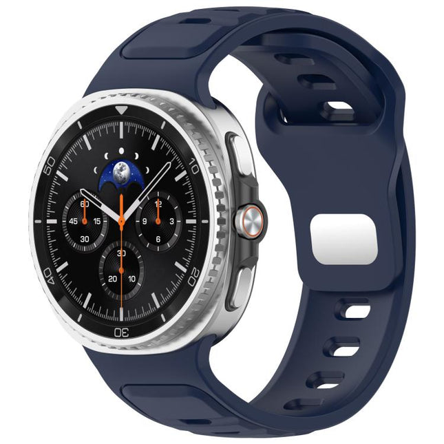 Reverse Buckle Single Color Silicone Watch Band