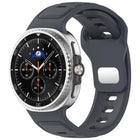 Reverse Buckle Single Color Silicone Watch Band