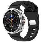 Reverse Buckle Single Color Silicone Watch Band