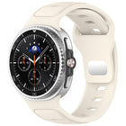 Reverse Buckle Single Color Silicone Watch Band