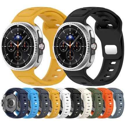 Reverse Buckle Single Color Silicone Watch Band