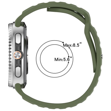 Reverse Buckle Single Color Silicone Watch Band