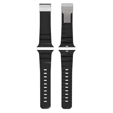Magnetic Clasp Silicone Watch Band, For Apple Watch 46mm / 49mm / 45mm / 44mm - DealBuddy