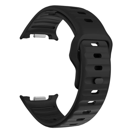 Wave Reverse Buckle Silicone Watch Band