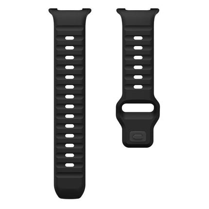 Wave Reverse Buckle Silicone Watch Band