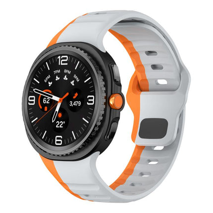 Wave Reverse Buckle Silicone Watch Band, For Samsung Galaxy Watch8 / Watch8 Classic - DealBuddy