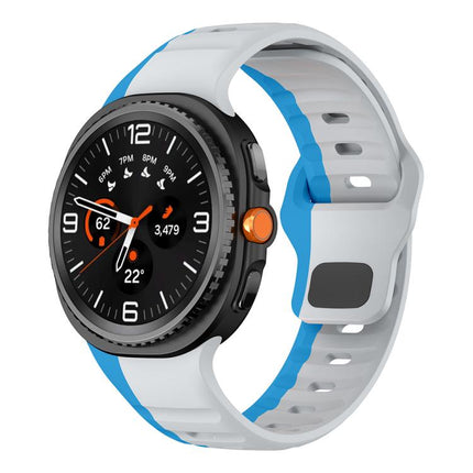 Wave Reverse Buckle Silicone Watch Band