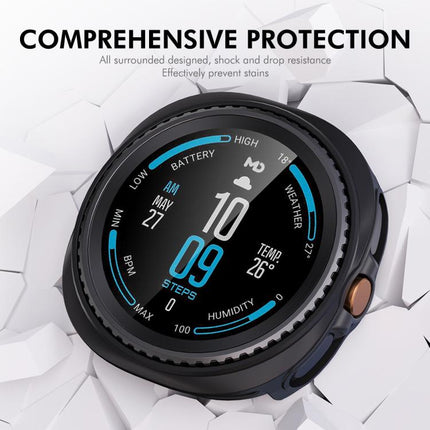 ENKAY Hat-Prince  2 in 1 Solid Color PC Watch Cover with Full Coverage PMMA Soft Film, For Samsung Galaxy Watch8 Classic 46mm - DealBuddy