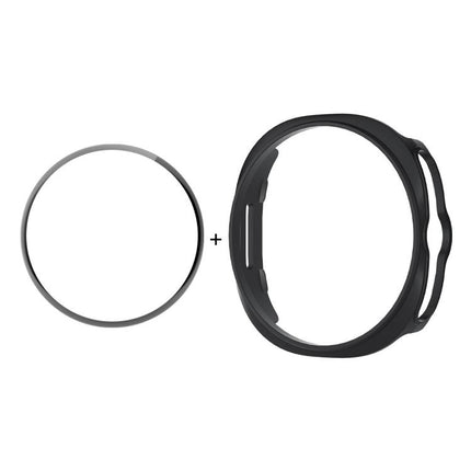 ENKAY Hat-Prince  2 in 1 Solid Color PC Watch Cover with Full Coverage PMMA Soft Film, For Samsung Galaxy Watch8 Classic 46mm - DealBuddy