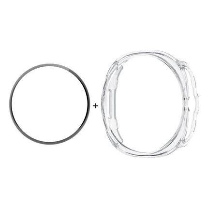 ENKAY Hat-Prince  2 in 1 Solid Color PC Watch Cover with Full Coverage PMMA Soft Film, For Samsung Galaxy Watch8 Classic 46mm - DealBuddy