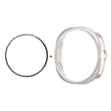 ENKAY Hat-Prince  2 in 1 Solid Color PC Watch Cover with Full Coverage PMMA Soft Film, For Samsung Galaxy Watch8 Classic 46mm - DealBuddy