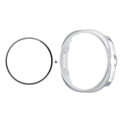 ENKAY Hat-Prince  2 in 1 Solid Color PC Watch Cover with Full Coverage PMMA Soft Film, For Samsung Galaxy Watch8 Classic 46mm - DealBuddy