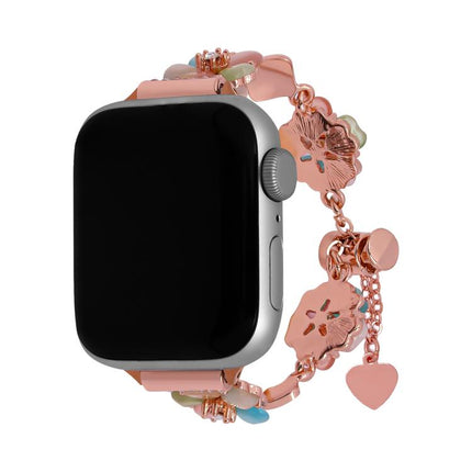 Four Leaf Clover Chain Alloy Watch Band, For Apple Watch 46mm / 49mm / 45mm / 44mm, For Apple Watch 42mm / 41mm / 40mm / 38mm - DealBuddy