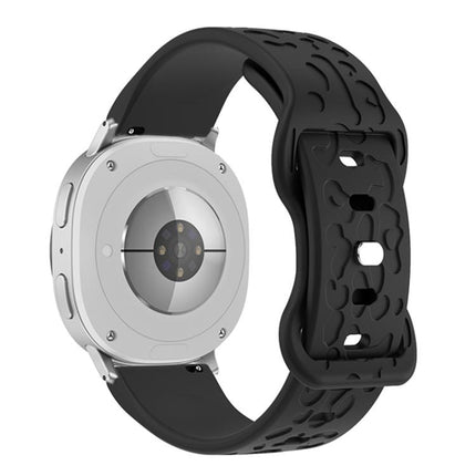 Concave Leopard Butterfly Buckle Silicone Watch Band, For Samsung Galaxy Watch8 / Watch8 Classic - DealBuddy