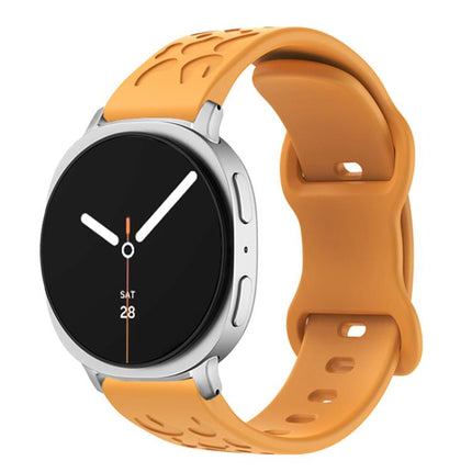 Concave Leopard Butterfly Buckle Silicone Watch Band, For Samsung Galaxy Watch8 / Watch8 Classic - DealBuddy