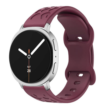 Concave Leopard Butterfly Buckle Silicone Watch Band, For Samsung Galaxy Watch8 / Watch8 Classic - DealBuddy