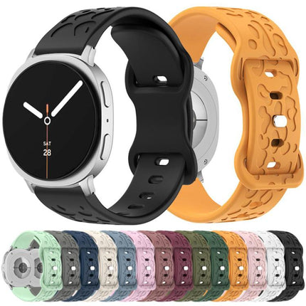 Concave Leopard Butterfly Buckle Silicone Watch Band