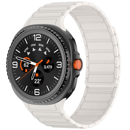 Tri-beads Magnetic Silicone Watch Band, For Samsung Galaxy Watch8 / Watch8 Classic - DealBuddy