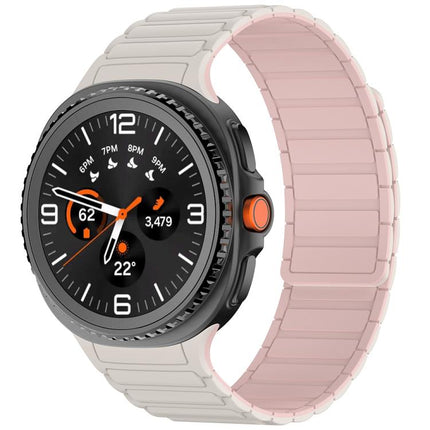 Tri-beads Magnetic Silicone Watch Band, For Samsung Galaxy Watch8 / Watch8 Classic - DealBuddy
