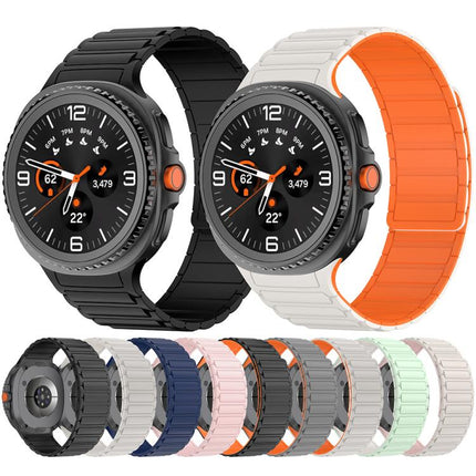 Tri-beads Magnetic Silicone Watch Band, For Samsung Galaxy Watch8 / Watch8 Classic - DealBuddy