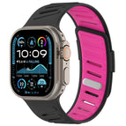 For Apple Watch 46mm / 49mm / 45mm / 44mm / Black Barbie Pink