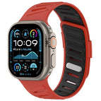 For Apple Watch 46mm / 49mm / 45mm / 44mm / Red Black