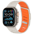 For Apple Watch 46mm / 49mm / 45mm / 44mm / Starlight Orange